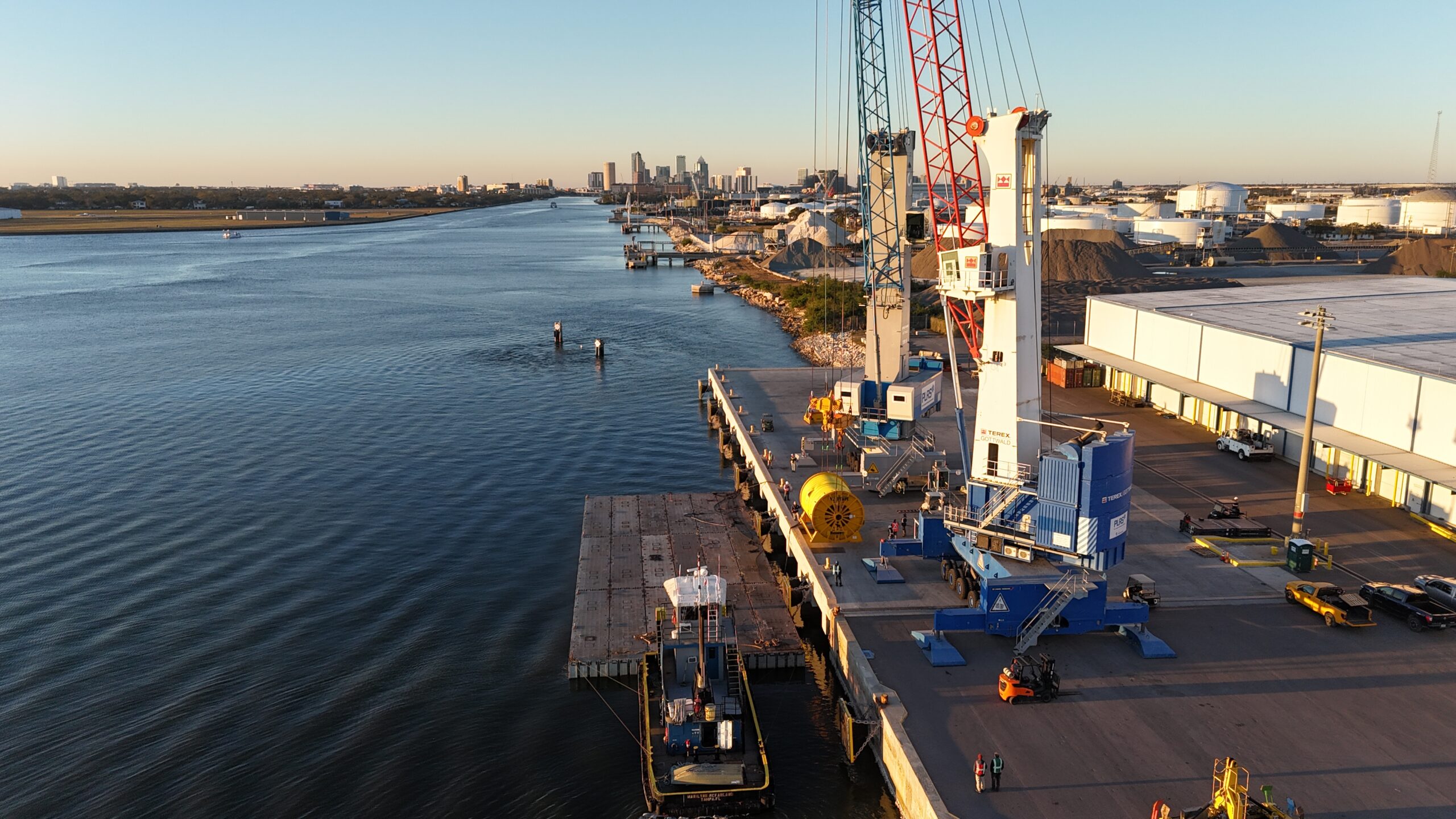 Port Logistics Refrigerated Services begins construction of new cold storage facility at Port Tampa Bay